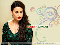 marina kuwar first time wallpaper, मरीना कुंवर हरे रंग की पोशाक में