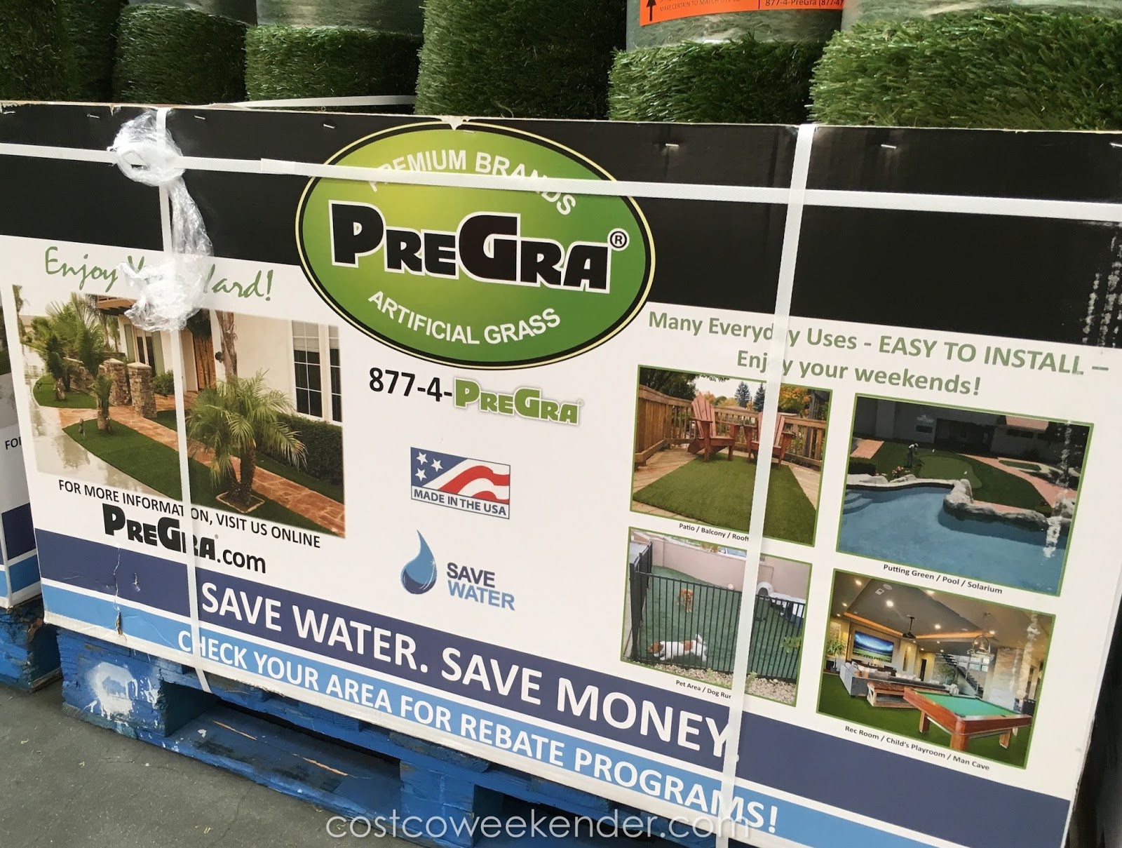 PreGra FesCue Artifical Grass Costco Weekender