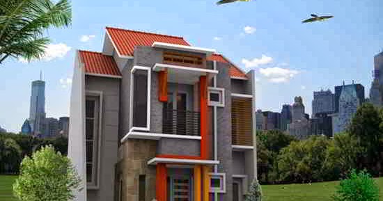 10 Top Desain Rumah 2 Lantai Plus Taman