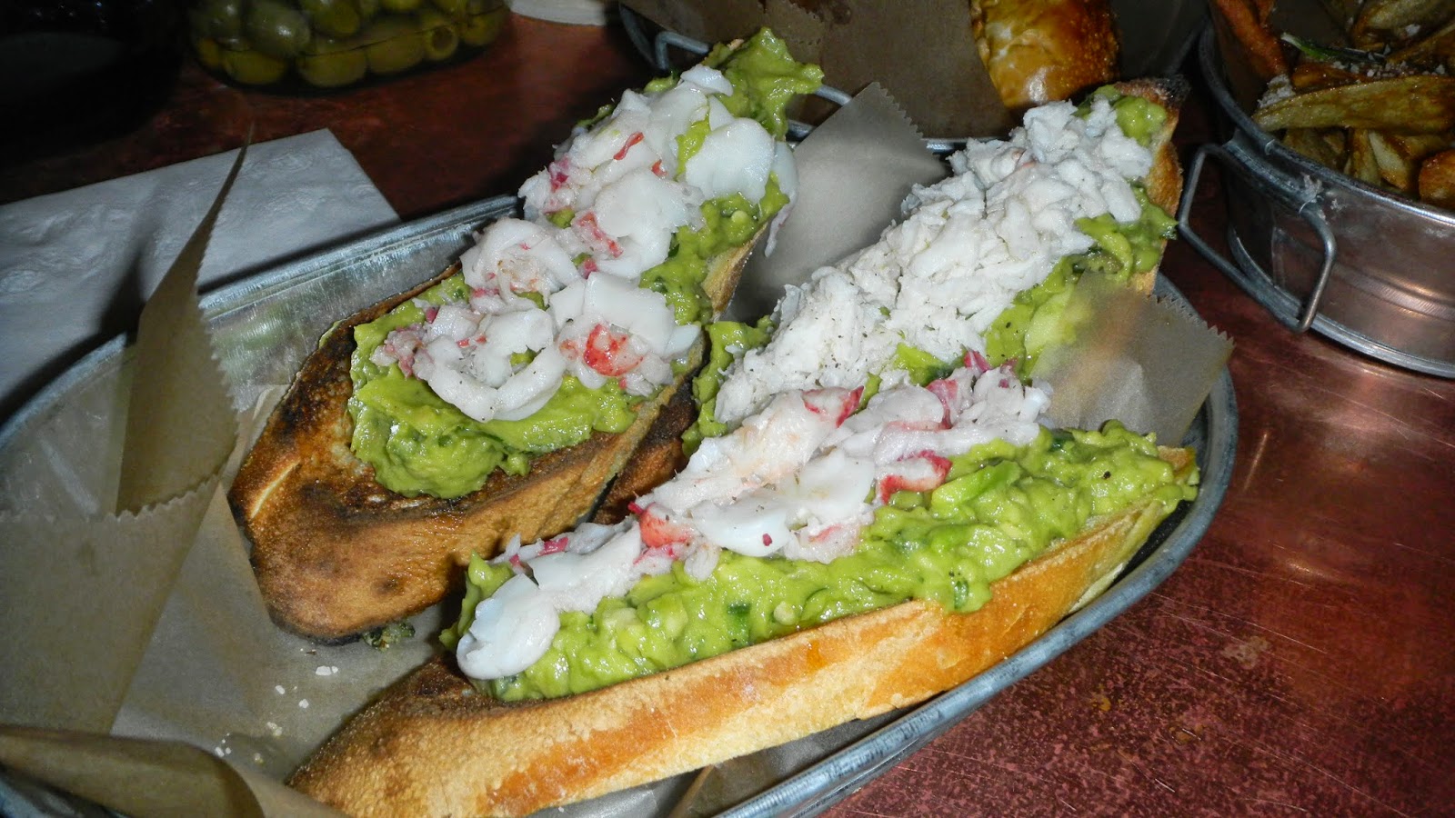 Avocado Toast Appetizer at Dullboy Jersey City