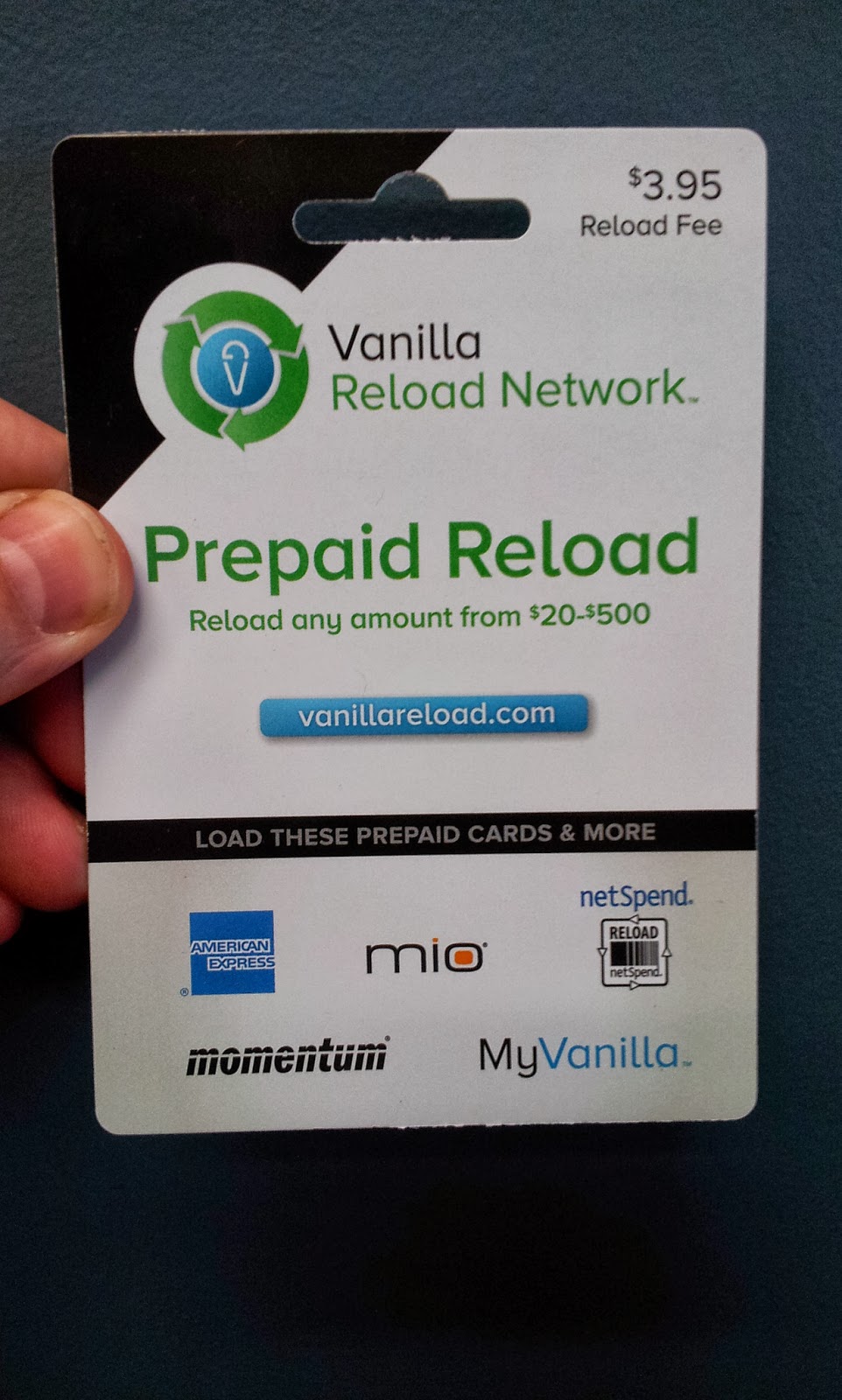 The Points Ninja Vanilla Reload Cards A New Look and New Security