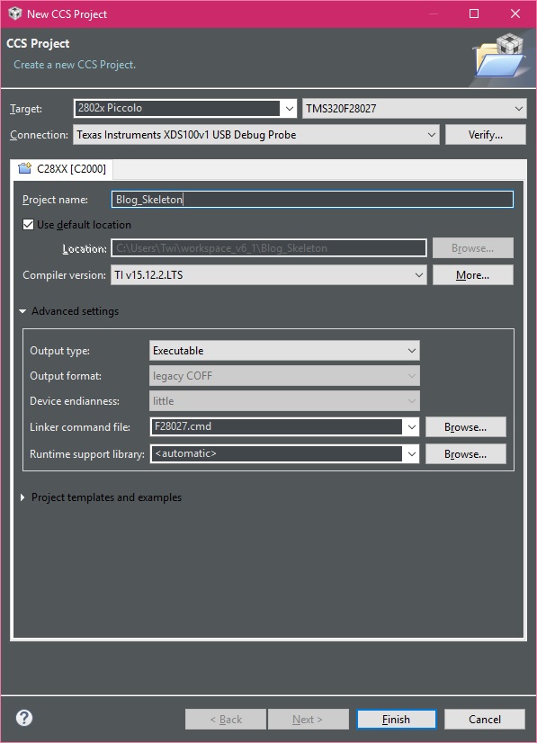 Ziyan's Hardware Hacking Blog: C2000 programming basics, code skeleton
