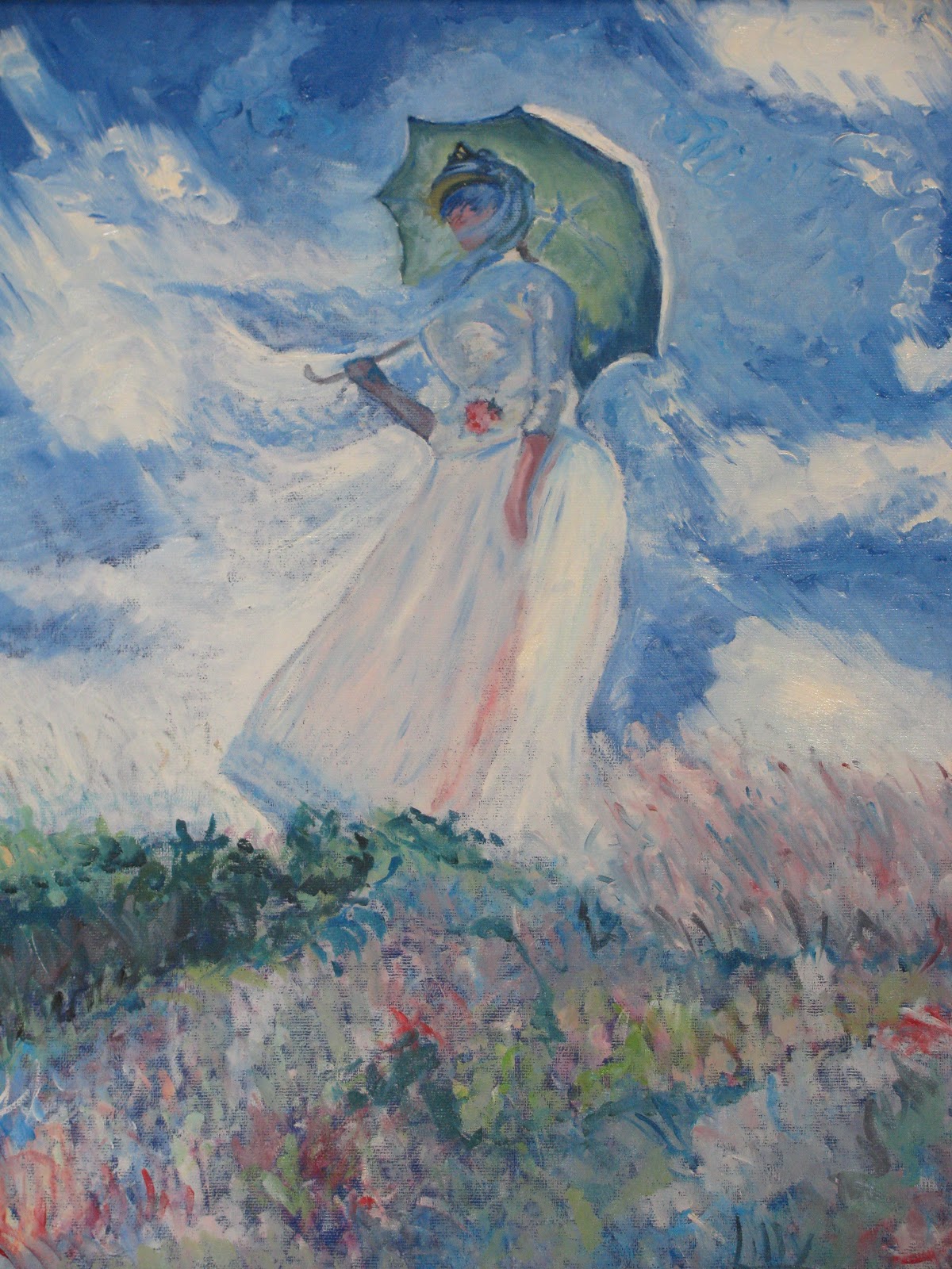 lalillychesogna Donna con il parasole girata