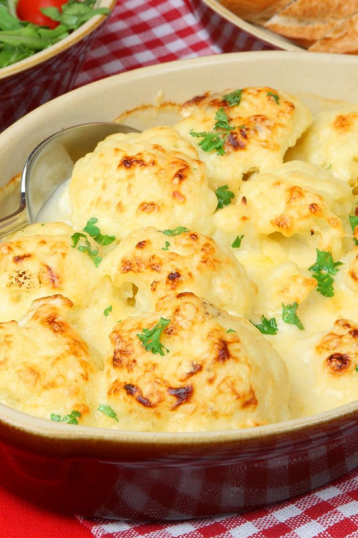 OvenRoasted Cauliflower with Garlic, Olive Oil and Lemon Juice Boy