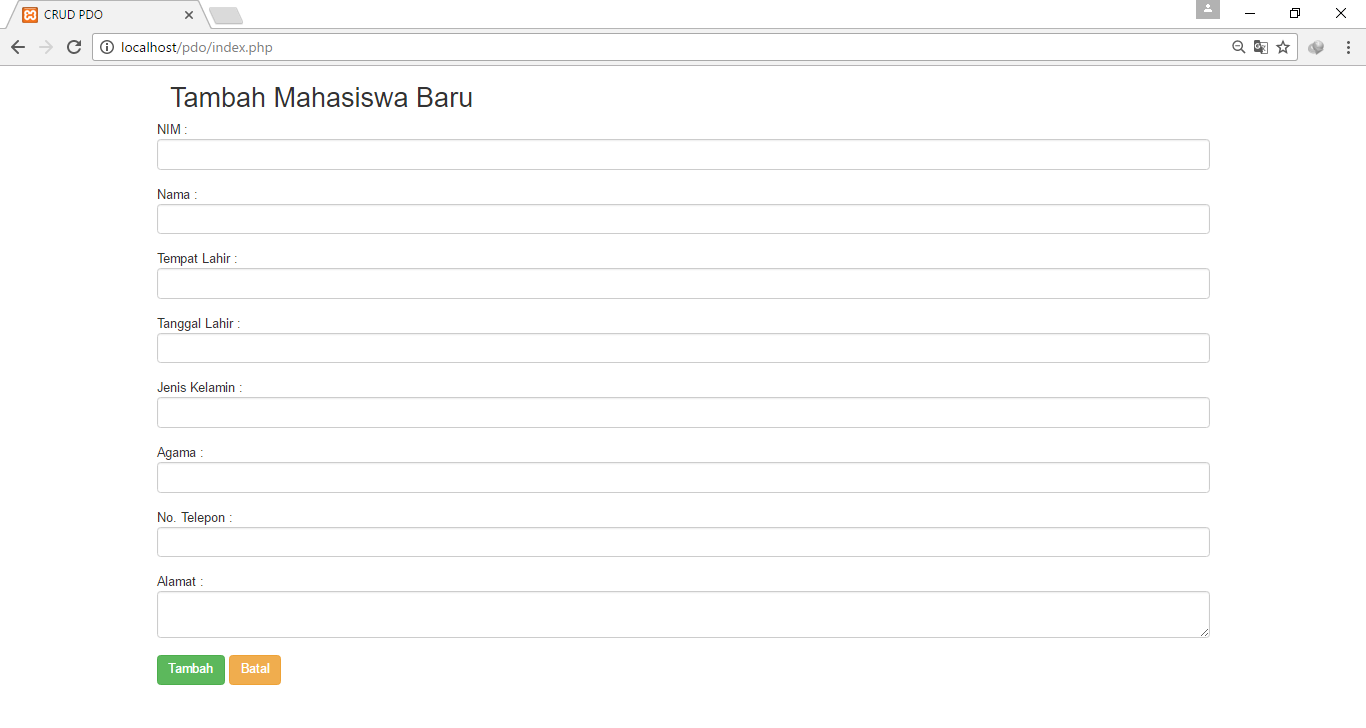 List php section. List php section