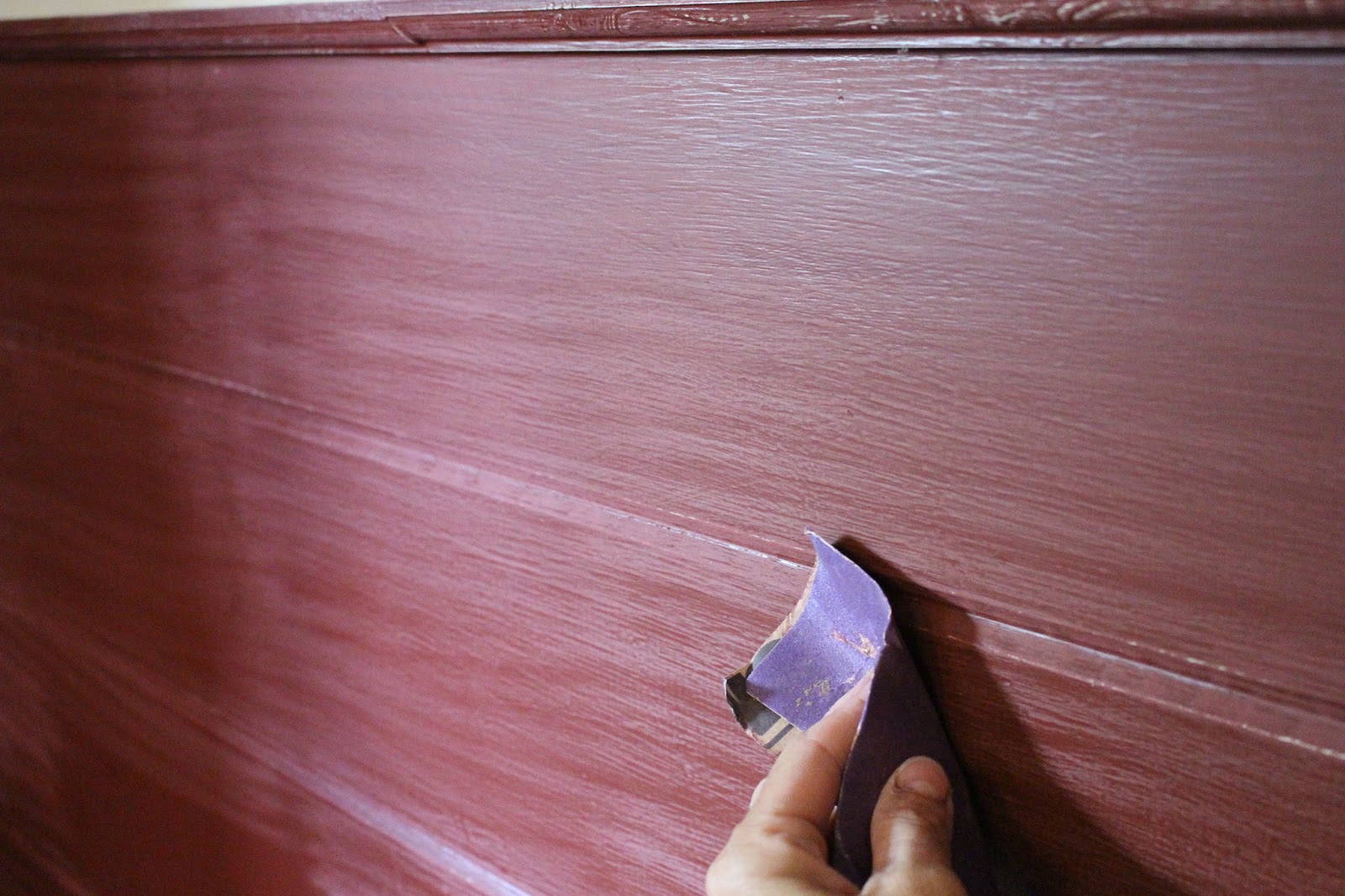 How to Paint Red Gloss Paneling White Jaime Costiglio