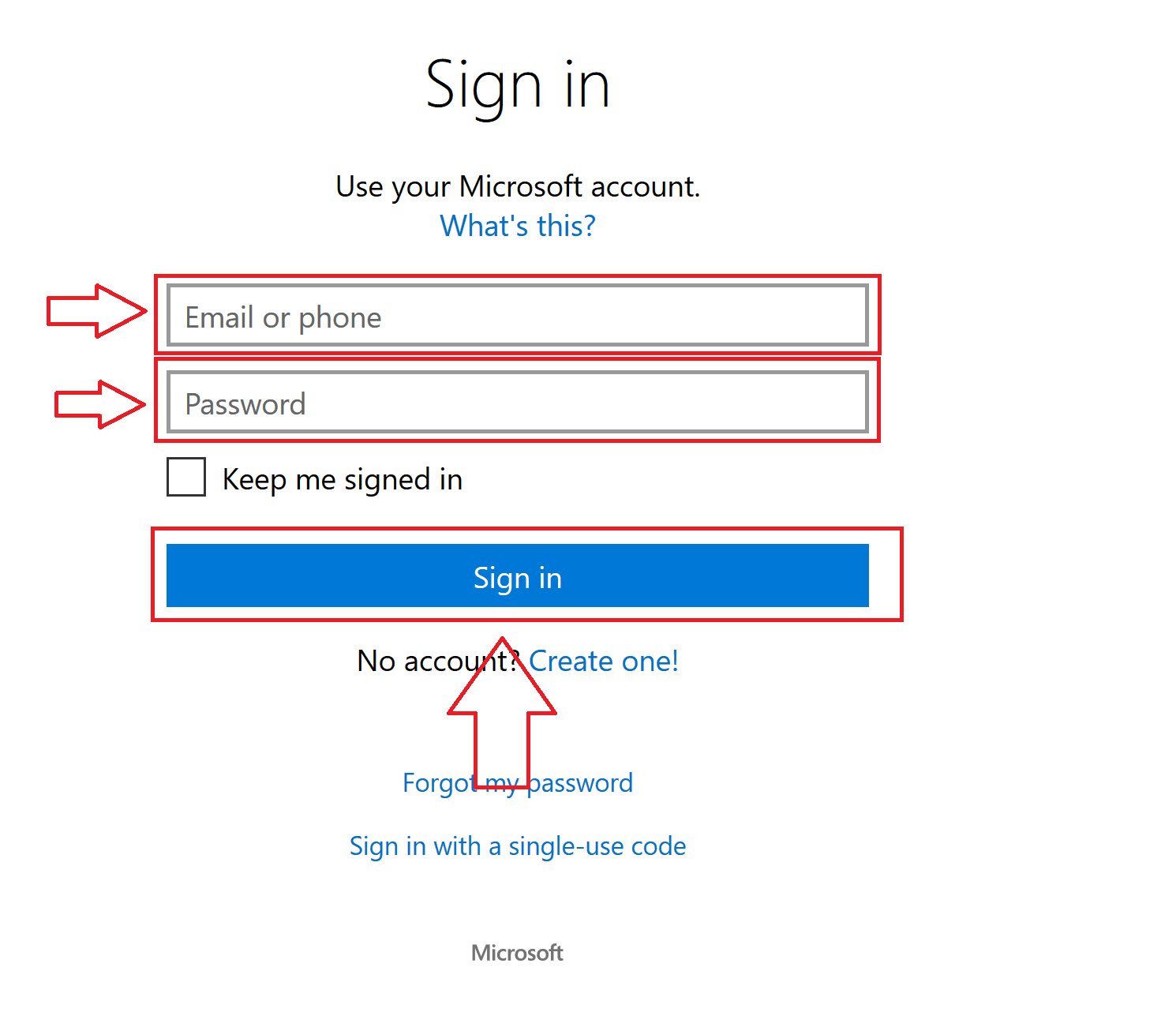 login to hotmail account not outlook