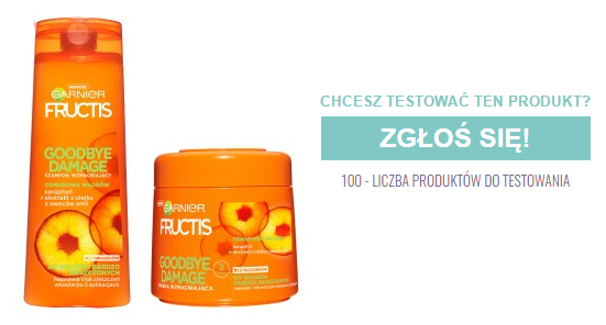 Przetestuj Fructis Goodbye Damage szampon i maska Konkurs