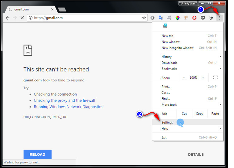 Connected to the internet but can't browse a site while other computers ...