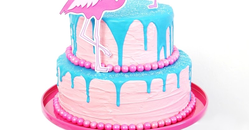 Recipe How To Make A Flamingo Drip Cake Party Ideas Party