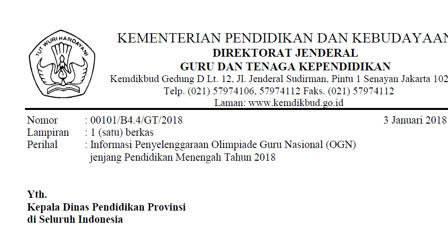 Olimpiade Guru Nasional (OGN) SMA 2018 Gatra Guru