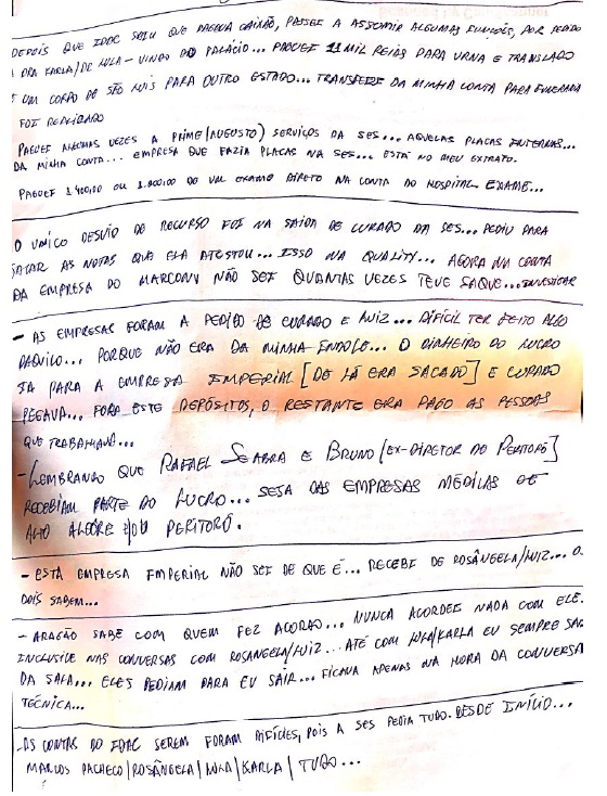 A culpa não pode ficar só comigo, diz médico Mariano de Castro Silva em carta - Operação Pegadores