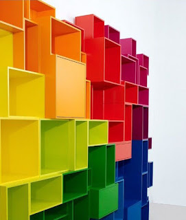 A Colorful Array of Painted Rainbow UPCYCLED Furniture & Decor Ideas