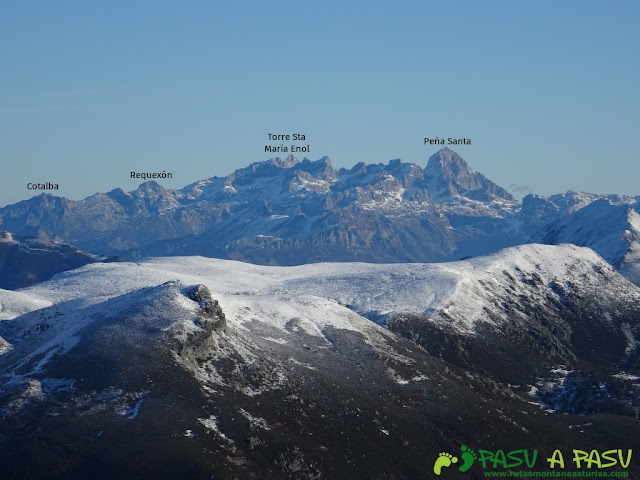 Vista del Macizo del Cornión desde el San Justo