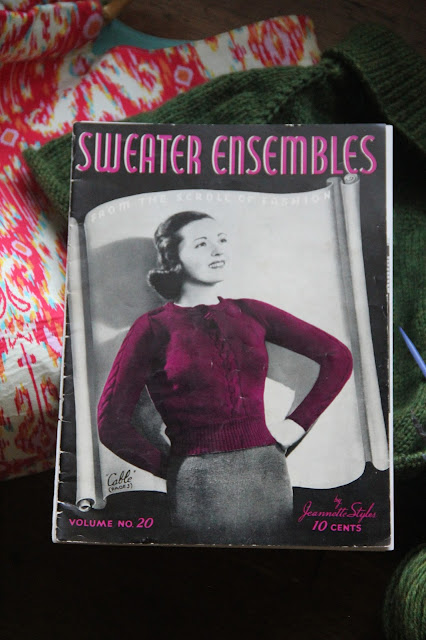 vintage knitting magazine 1940s