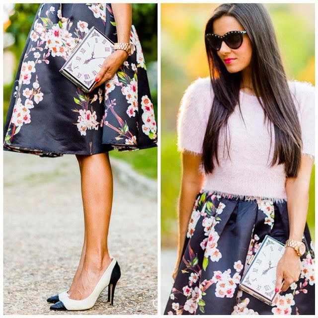 How to Chic: AMAZING FLORAL SKIRT - #OOTD