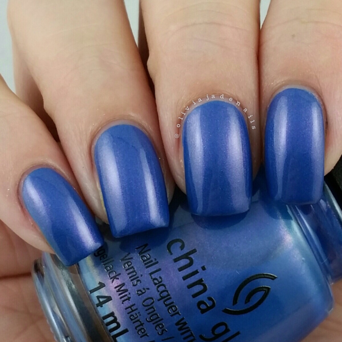 China Glaze Come Rain Or Shine swatched by Olivia Jade Nails