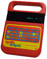 Fotografía del juguete electrónico Speak and Spell