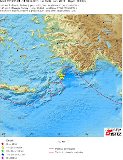 Cutremur moderat cu magnitudinea de 5,3 grade in Estul Marii Mediterane