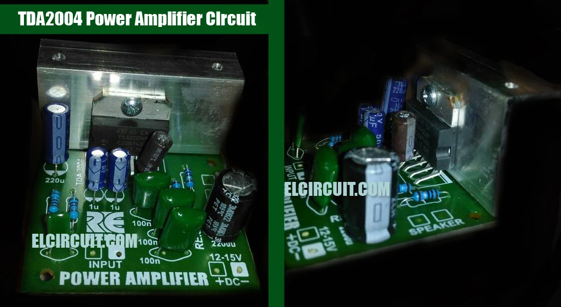 TDA2004 Audio Power Amplifier Electronic Circuit