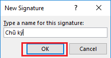 Tạo chữ ký trong Outlook 2016 - H04