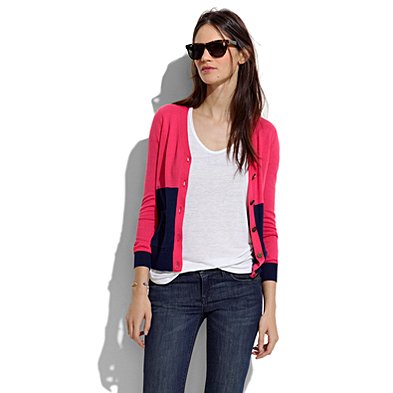 Pink and Navy Stripes: Wear your heart on your sleeve...