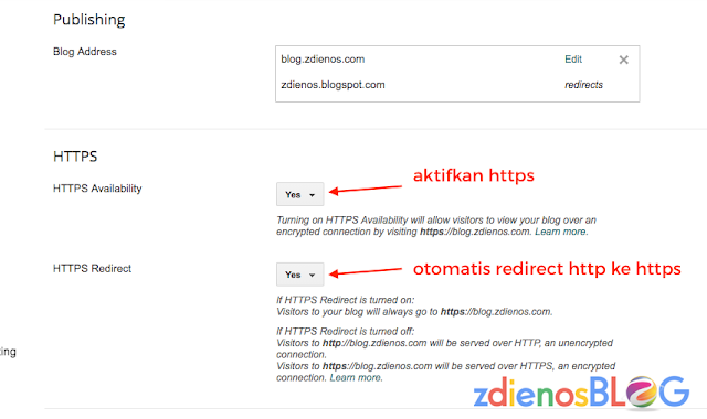 Cara Custom Domain HTTPS pada Platform Blogspot