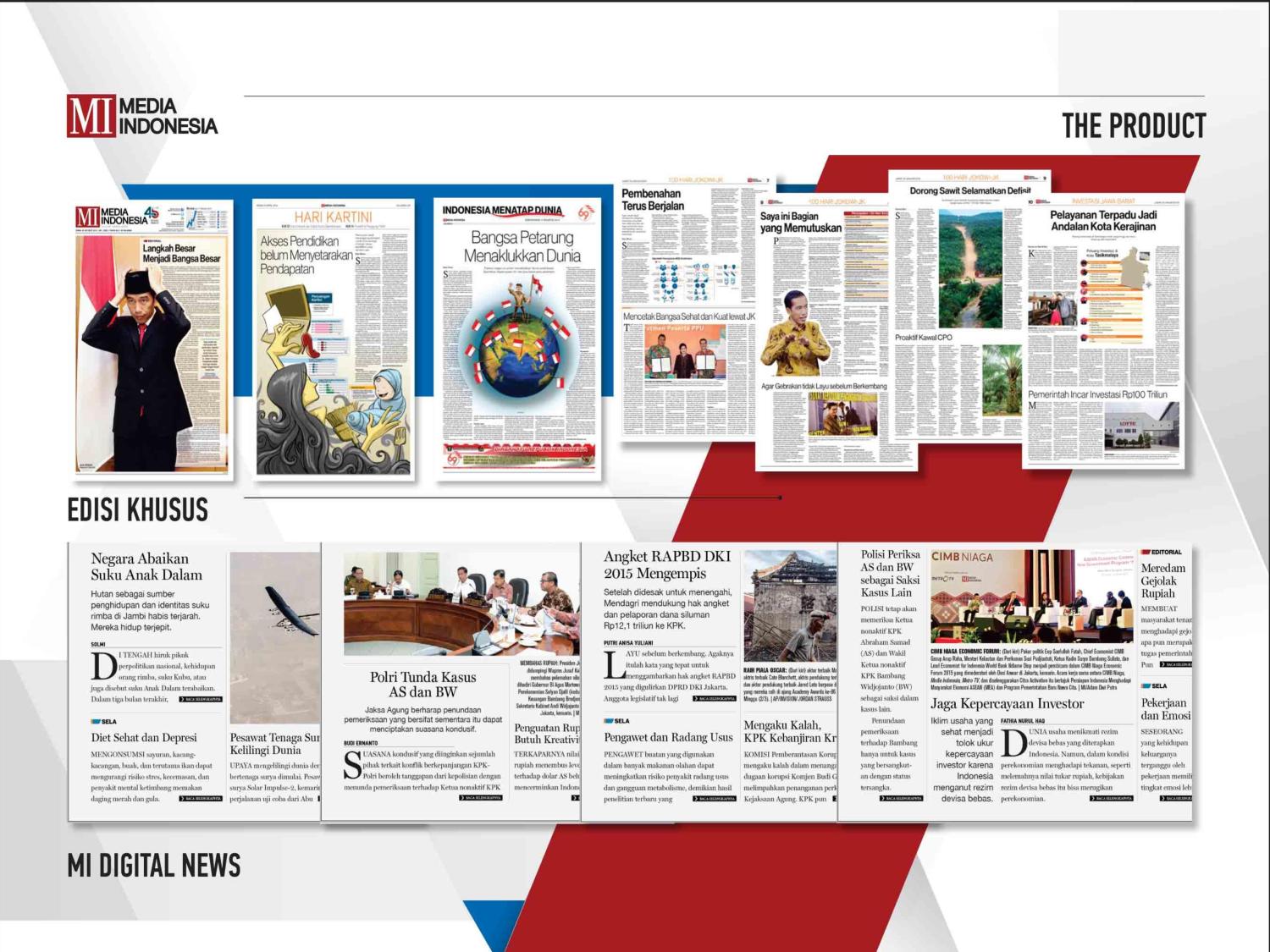 Profile Media KIT Koran Media Indonesia (MI ) Metro TV Group - KREATIF