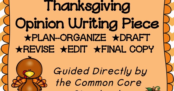 The Best of Teacher Entrepreneurs III: Thanksgiving Opinion Writing
