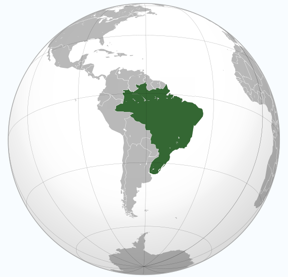 Empire of Brazil map