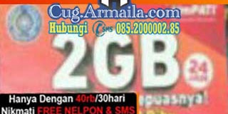 CUG Data 2GB 40 Ribu Unlimited SMS Nelpon