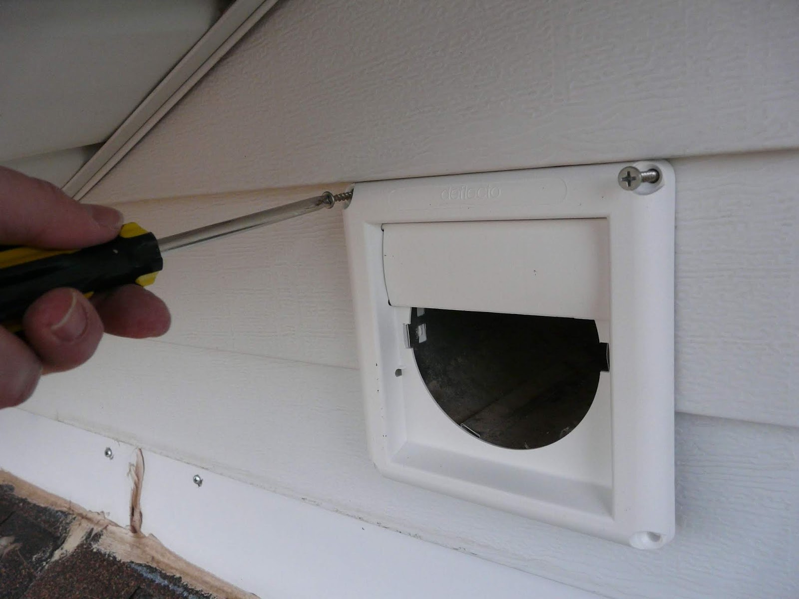 The "Secret" is Gratitude Replacing Outside Vent Covers/ Hood from