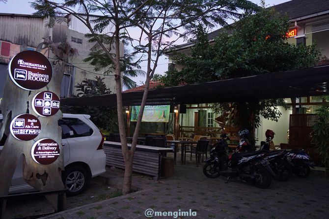 Bagian depan Kamar di Nusantara Hotel Jepara