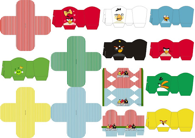 Angry Birds: Cajas para Fiestas para Imprimir Gratis. Angry Birds: Cajas para Fiestas para Imprimir Gratis.