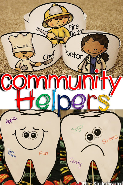 Enjoy this Community Helper Unit for Kindergarten. It includes math, English Language Arts (ELA), editable sight words, dramatic play (including fun hats!), pocket chart activities, syllable sorts, anchor charts, lap books covering six different themes, emergent readers, graphing, spelling resources, STEM materials, and more! Plus it's Common Core aligned! This can be used with your preschool, Kindergarten, 1st, or 2nd grade classroom and homeschool students. Click through now for more details! Enjoy this Community Helper Unit for Kindergarten. It includes math, English Language Arts (ELA), editable sight words, dramatic play (including fun hats!), pocket chart activities, syllable sorts, anchor charts, lap books covering six different themes, emergent readers, graphing, spelling resources, STEM materials, and more! Plus it's Common Core aligned! This can be used with your preschool, Kindergarten, 1st, or 2nd grade classroom and homeschool students. Click through now for more details!