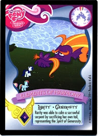 My Little Pony Rarity - Generosity Series 1 Trading Card