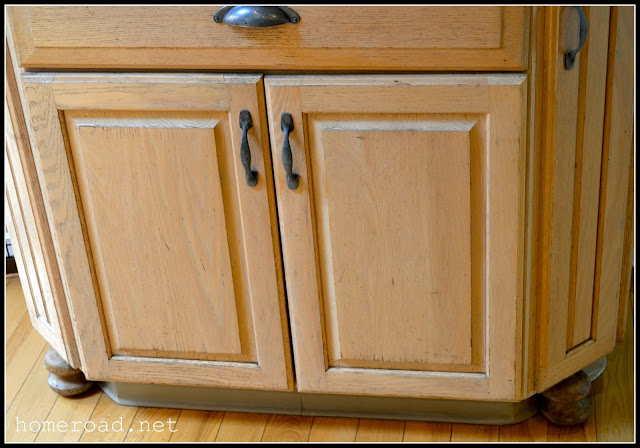 Chalk Painted Kitchen Cabinets