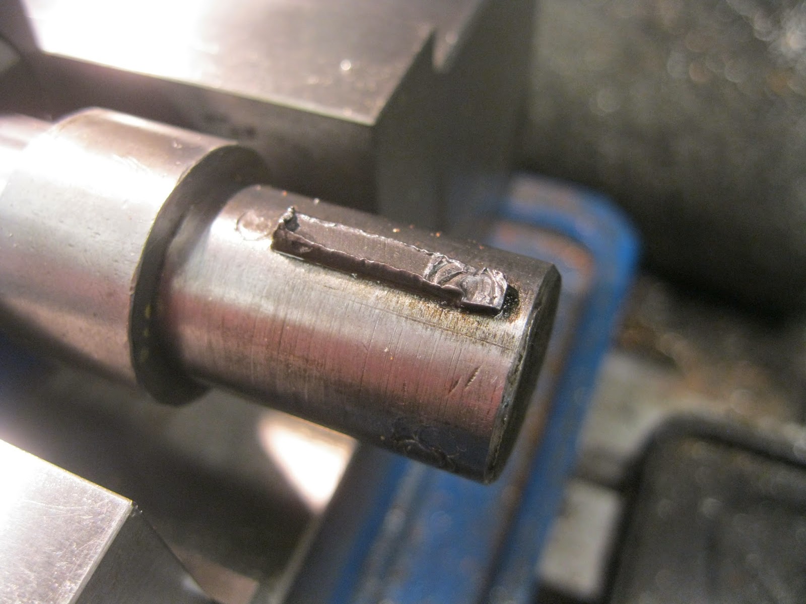 Things That Keep Dan Busy Drilling out a Woodruff Key