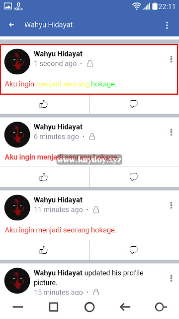 Cara Membuat Status Warna Warni Di Fb Lewat Hp Info Seputar Hp