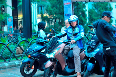 Test ride di ajang MAXI Yamaha & Sport Expo Test ride di ajang MAXI Yamaha & Sport Expo