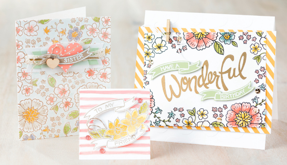 Stampin' Up! You're Wonderful Card Ideas