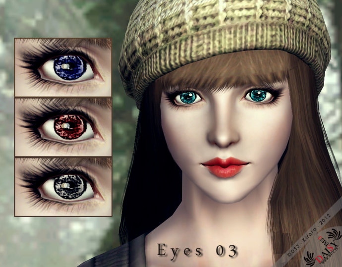 SIMS 3 make up Moon. Eyes on me by asteria