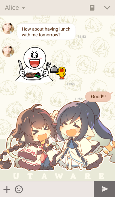 Download Line Creators Themes Utawarerumono The False Faces For Android Free Wallpaper Line Creators Themes Utawarerumono The False Faces For iPhone Free