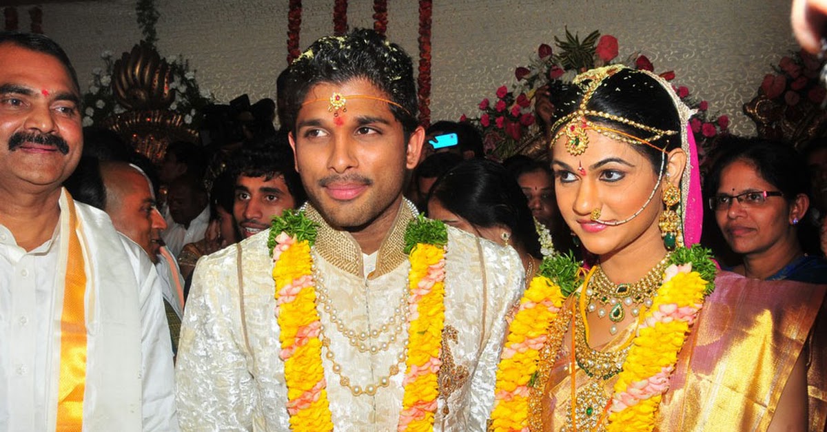 1200px x 627px - Allu Arjun Sneha Reddy Wedding Pics - 16 Pics