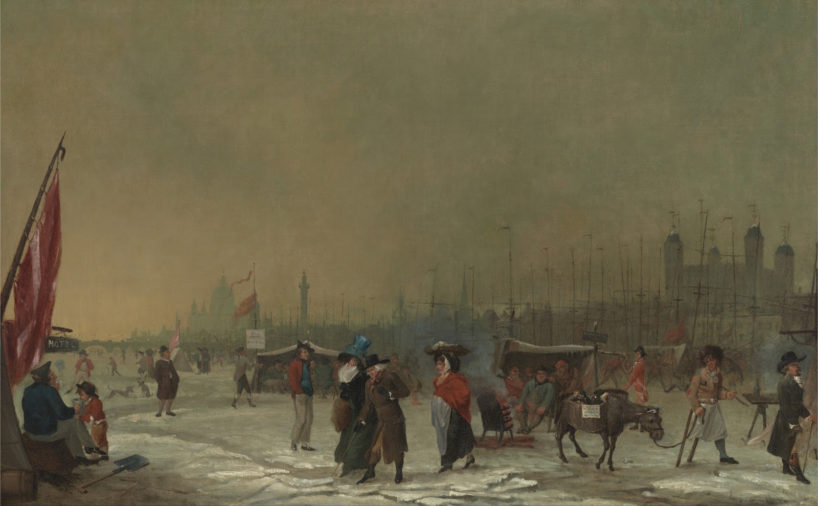 Frost on the Thames, 1788-1789