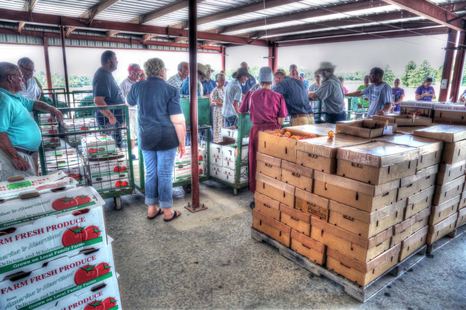 John and Sigrid's Adventures Jamesport, MO and the Produce Auction