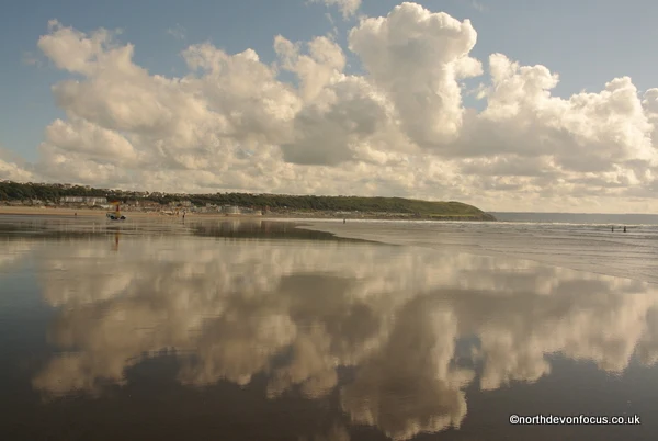 The Blue Flag Beach at Westward Ho! copyright Pat Adams (All rights reserved)