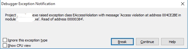 Write access violation. Access Violation at address. Делфи ошибка access Violation. Access Violation at address 005075d6. Access Violation at address in Module read of address как исправить DELPHI.