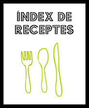 ÍNDEX DE RECEPTES