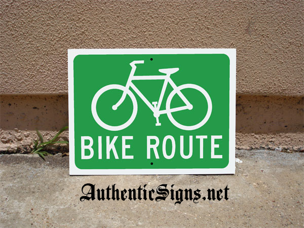 cycling road signs